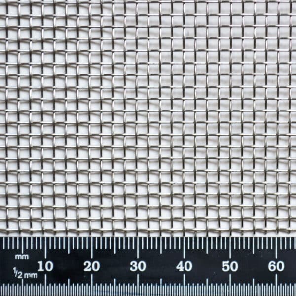 #10 Mesh - 2.18mm Aperture - 0.36mm Wire Diameter - Mild Steel/Plain Steel - Woven Wire Mesh
