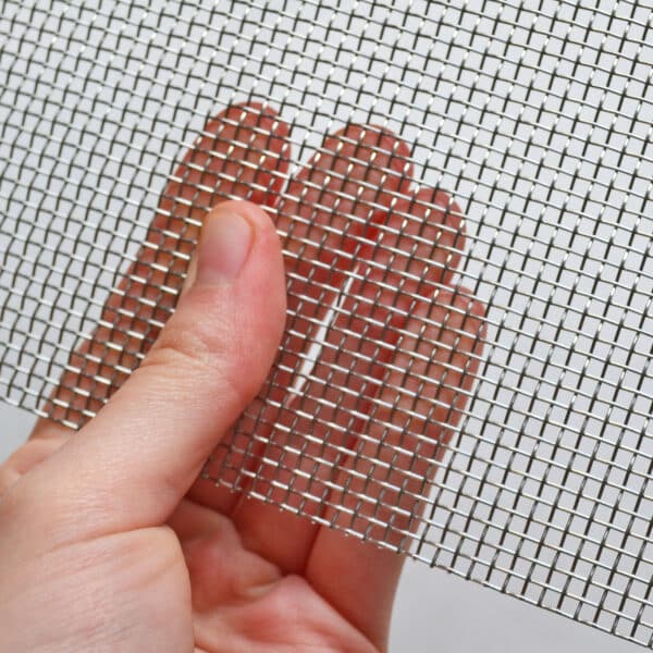 #10 Mesh - 2.18mm Aperture - 0.36mm Wire Diameter - Mild Steel/Plain Steel - Woven Wire Mesh - Image 2