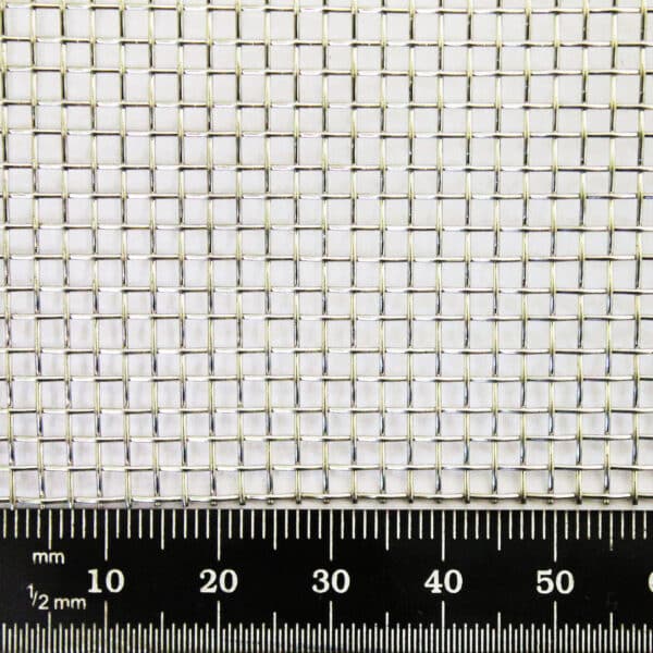 #10 Mesh - 1.98mm Aperture - 0.56mm Wire Diameter - Mild Steel/Plain Steel - Woven Wire Mesh