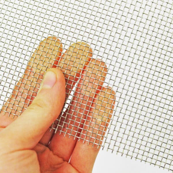 #10 Mesh - 1.98mm Aperture - 0.56mm Wire Diameter - Mild Steel/Plain Steel - Woven Wire Mesh - Image 2