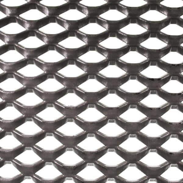 20mm x 14mm Expanded Metal - Raised - 2mm Thickness - 4mm Strand Depth - Aluminium - Image 3