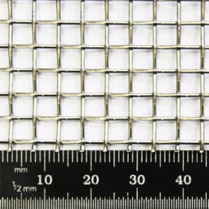 Heavy Duty SS316 Grade Woven Wire Mesh (5 LPI x 1mm Wire = 4mm Aperture)