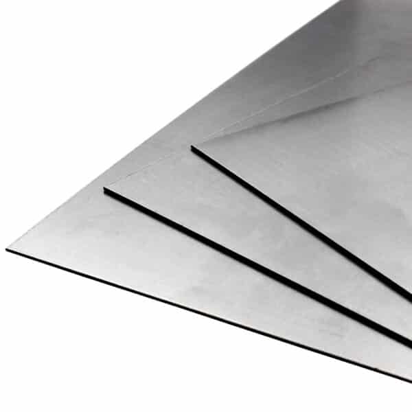 2 Pack 11 Gauge Mild Steel Sheet Metal Plates - 9x12 Inches, .120 Thick