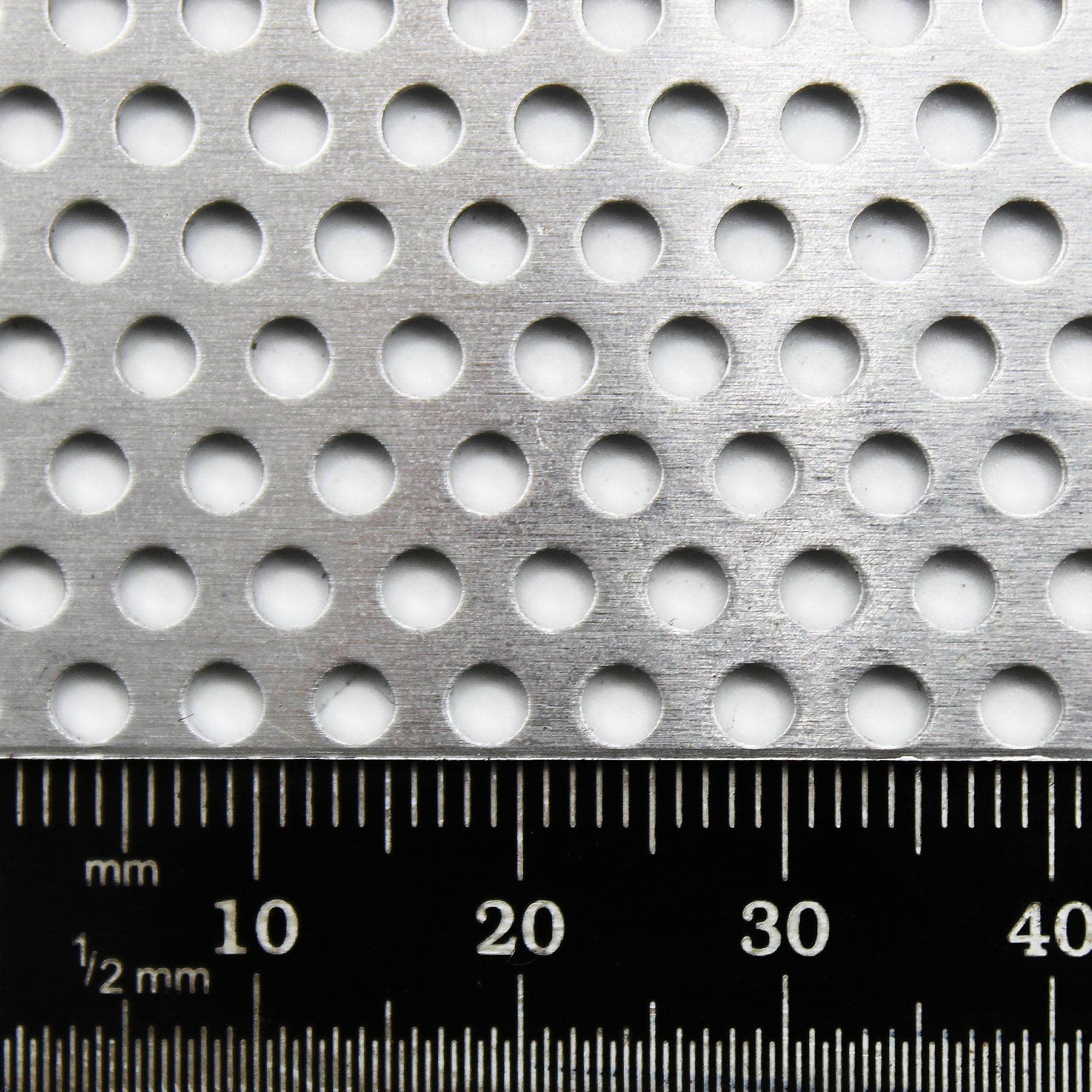 5mm Round Hole Aluminium Metal Plate With Holes - 8mm Pitch - 1.5