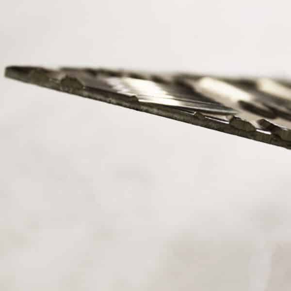 3mm Aluminium Chequer 5Bar Sheet Metal Plate Edge Image