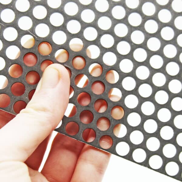 6mm Round Hole Metal Perforated Sheet | 8mm Pitch x 1mm Thick - Image 4