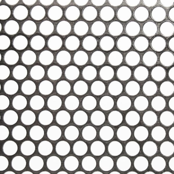 Aluminium 8mm Round Hole Perforated Mesh x 10mm Pitch x 1.5mm Thick Image