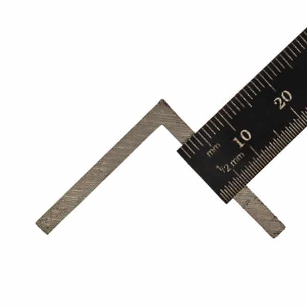 Aluminium Angle Bar 31.75mm x 31.75mm x 3.175mm Image