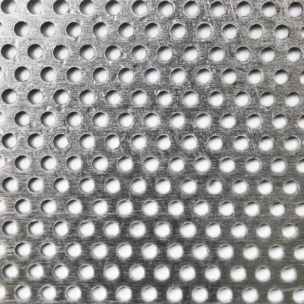 Aluminium Perforated Sheet 2mm Round Hole x 3.5mm Pitch x 1mm Thick Image