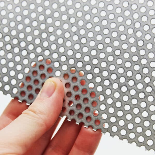 Aluminium Perforated Sheet 3mm Round Hole x 5mm Pitch x 1mm Thick Image