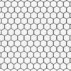 Galvanised Steel 8mm Hex Hole Perforated Mesh x 8.7mm Pitch x 1mm Thick Image