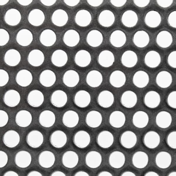 Mild Steel 10mm Round Perforated Mesh x 15mm Pitch x 1.5mm Thick Image