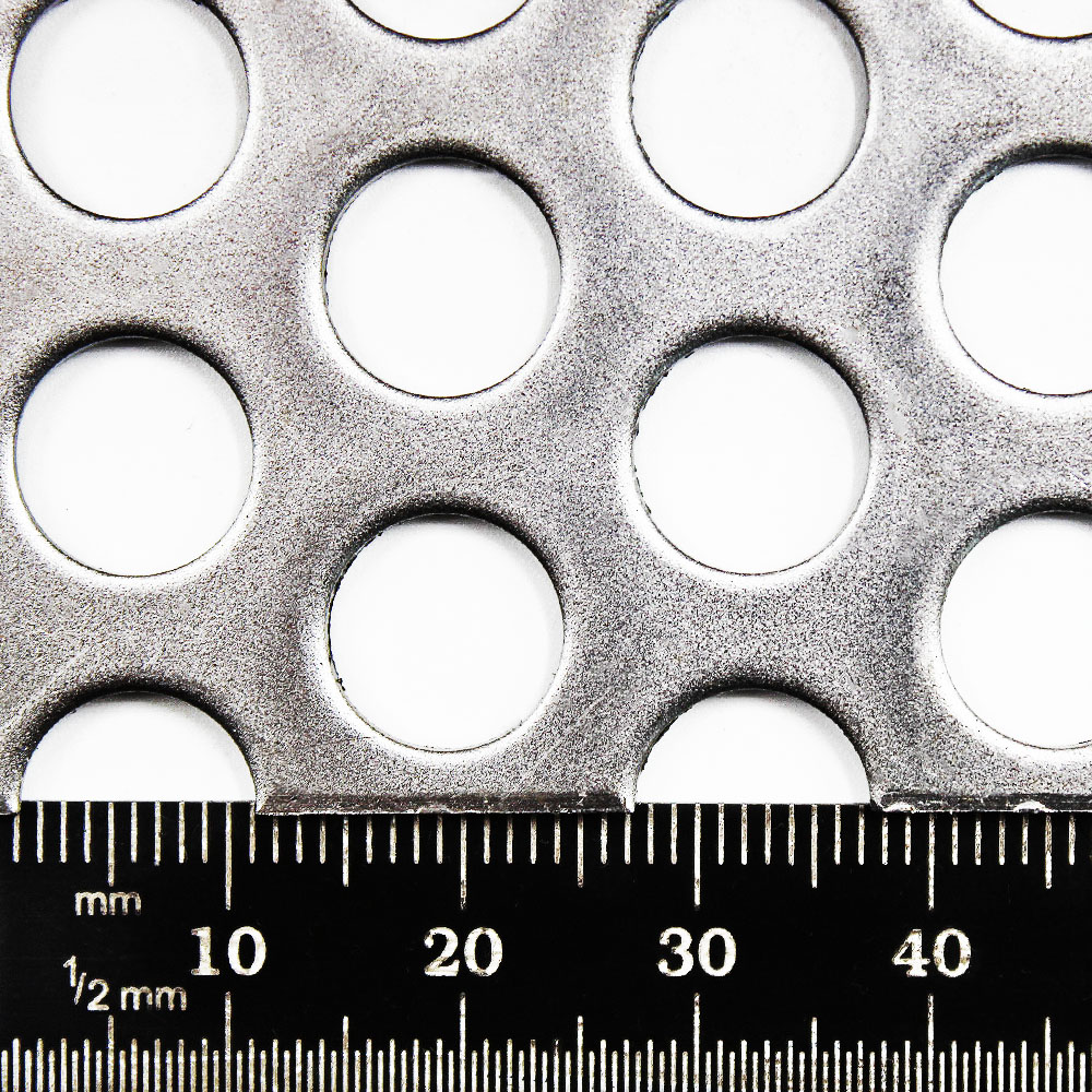 5mm Round Hole Aluminium Metal Plate With Holes - 8mm Pitch - 1.5
