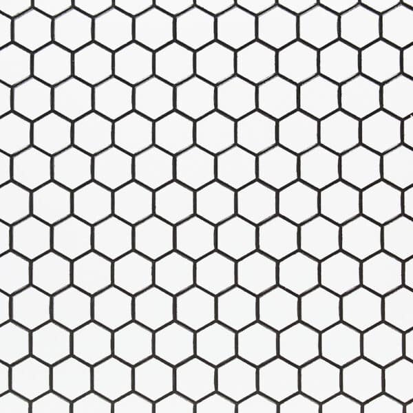 Mild Steel 8mm Hex Hole Perforated Mesh x 8.7mm Pitch x 1mm Thick Image
