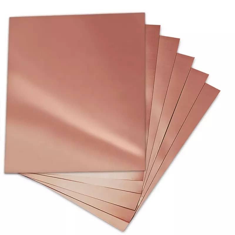 2.5mm Thick Pure Natural 99.9% Copper Plates Sheet Metal Panels -  Speciality Metals