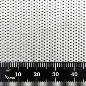 Stainless Steel 304 0.75mm Round Hole Perforated Mesh x 1.5mm Pitch x 0.6mm Thick Image