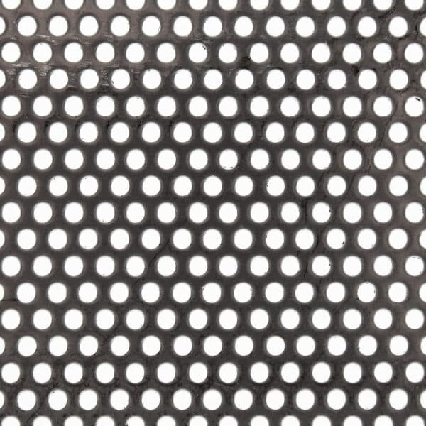 Stainless Steel 304 2mm Round Hole Perforated Mesh x 3.5mm Pitch x 1mm Thick Image