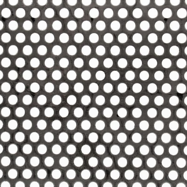 Stainless Steel 304 5mm Round Hole Perforated Mesh x 8mm Pitch x 1mm Thick Image