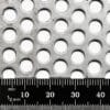 Stainless Steel 304 5mm Round Hole Perforated Mesh x 8mm Pitch x 1mm Thick Image