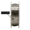 304 Stainless Steel Wire Regular Round Wire | 0.2mm / 32 AWG | 336g Spool - Image 3
