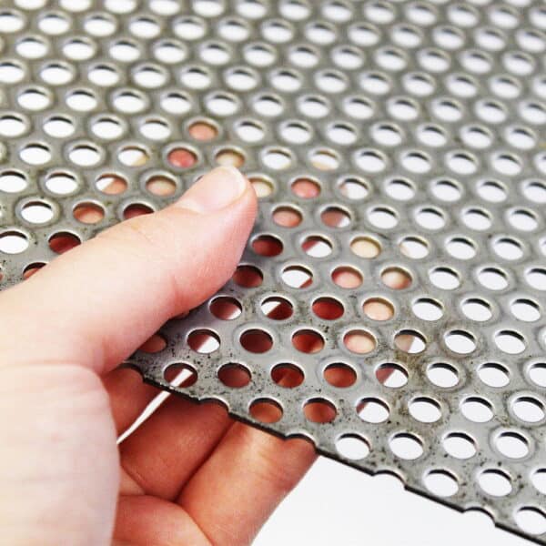 Round Hole Perforated Mesh x 8mm Pitch x 1.5mm Thick