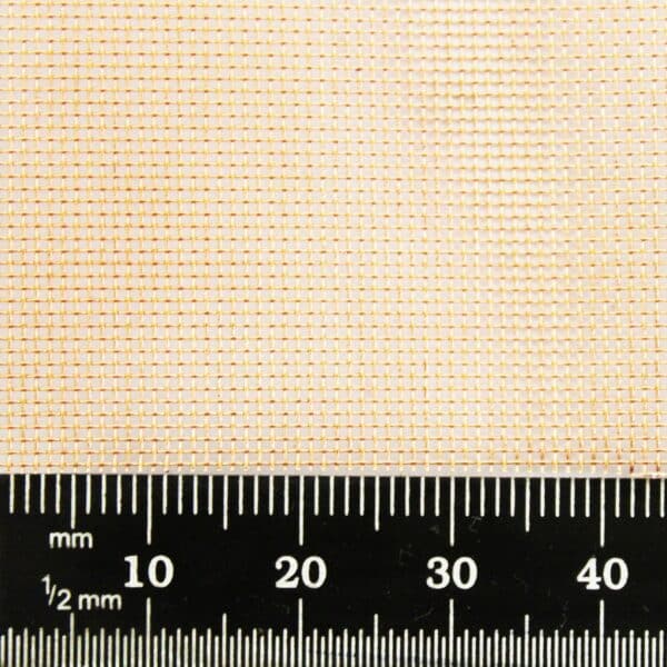 Coarse 99.9% Pure Copper Woven Wire Mesh (30 LPI x 0.28mm Wire = 0.57mm Aperture)