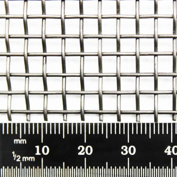 #6 Mesh - 3.523mm Aperture - 0.71mm Wire Diameter - Mild Steel/Plain Steel - Woven Wire Mesh