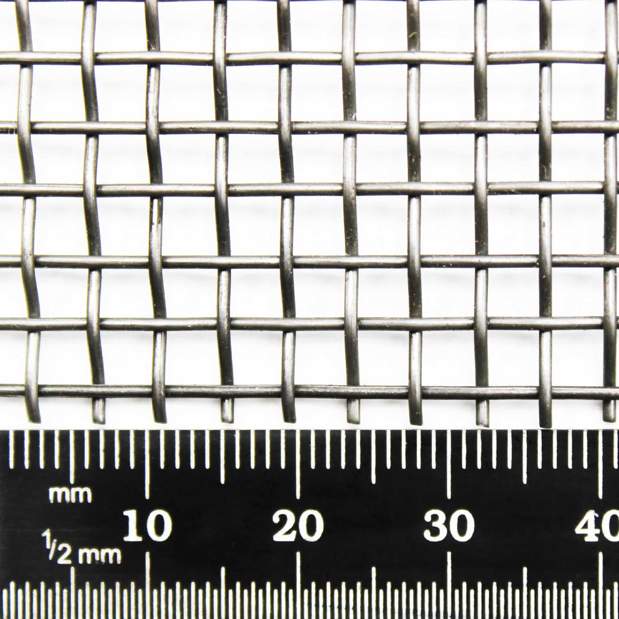 #6 Mesh - 3.523mm Aperture - 0.71mm Wire Diameter - Mild Steel/Plain ...