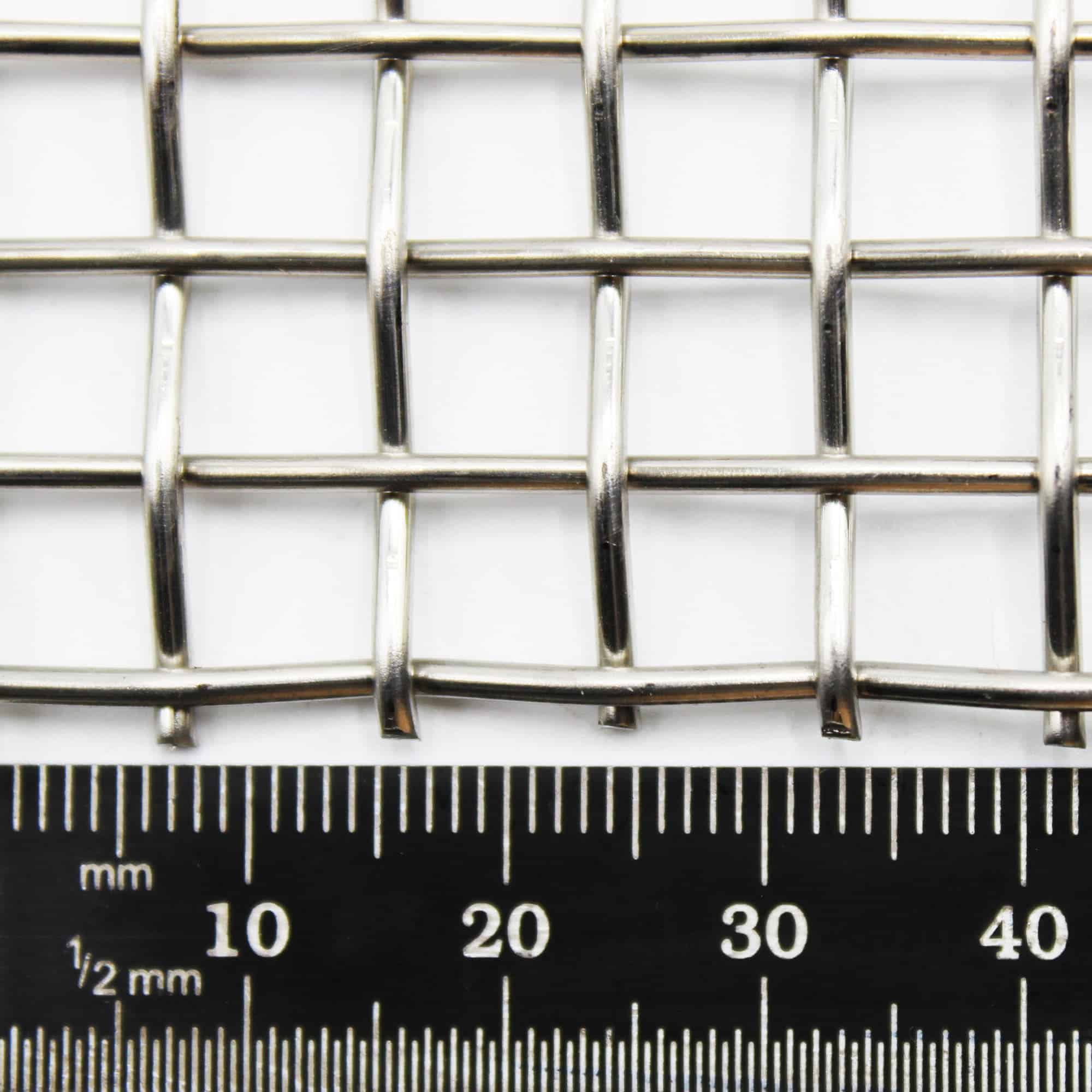 Heavy Duty SS316 Grade Woven Wire Mesh (3 LPI x 1.6mm Wire = 6.87mm ...