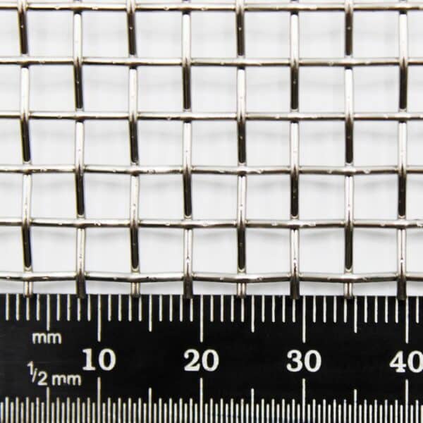 Heavy Duty SS316 Grade Woven Wire Mesh (5 LPI x 1mm Wire = 4mm Aperture ...