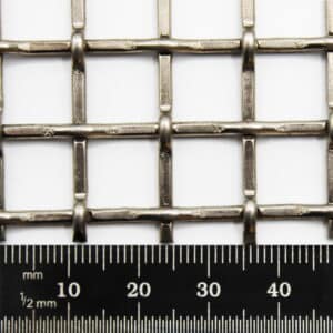 Heavy Duty SS316 Grade Woven Wire Mesh (2 LPI x 1.6mm Wire = 11.1mm Aperture)