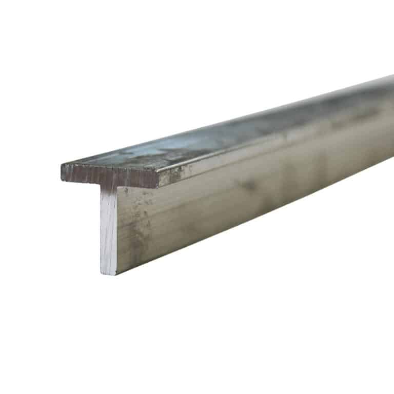 Aluminium T Bar Section 3/4" x 1/8" (3.2mm) Wall Speciality Metals