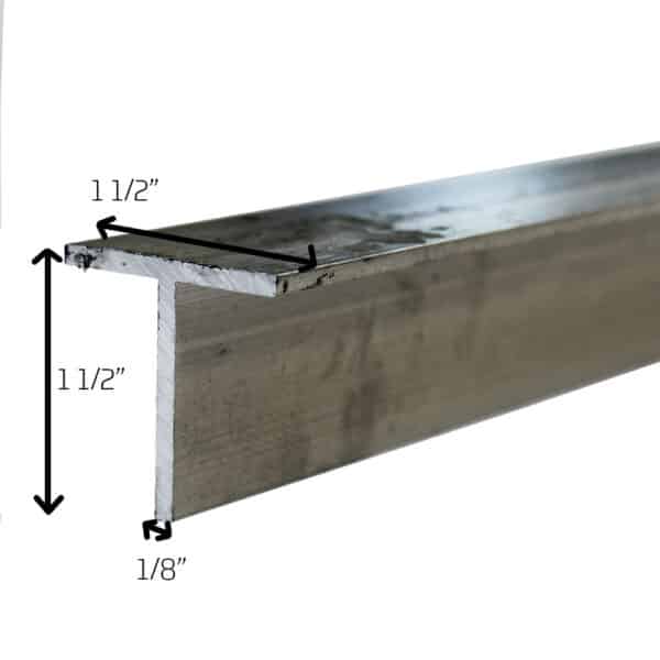 Aluminium 1 1-2 Half Inch T Section Image