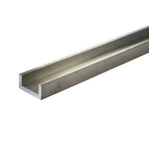 Aluminium 1 Inch x 1-2 Inch x 1-8 Thick U Channel Image