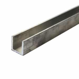 Aluminium 1 Inch x 1 Inch x 1-8 Thick U Channel Image