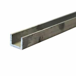 Aluminium 1 Inch x 3-4 Inch x 1-8 Thick U Channel Image