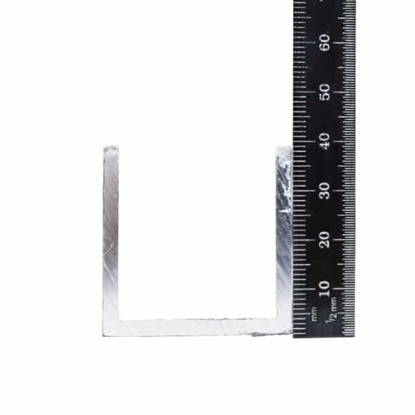 Aluminium 1.1-2 Inch x 1.1-2 Inch x 1-8 Thick U Channel Image