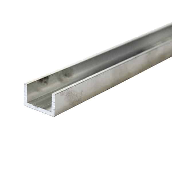 Aluminium 1.1-4 Inch x 3-4 Inch x 1-8 Thick U Channel Image