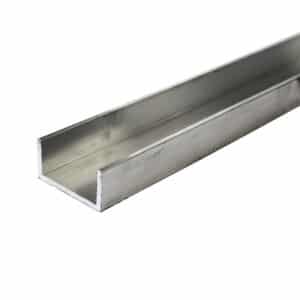 Aluminium 2 Inch x 1 Inch x 1-8 Thick U Channel Image