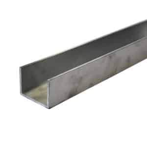 Aluminium 2 Inch x 1.1-2 Inch x 1-8 Thick U Channel Image