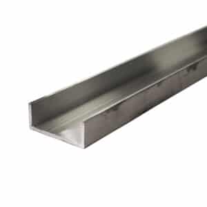 Aluminium 2.1-2 Inch x 1 Inch x 1-8 Thick U Channel Image