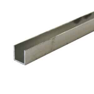 Aluminium 3-4 Inch x 3-4 Inch x 1-16 Thick U Channel Image