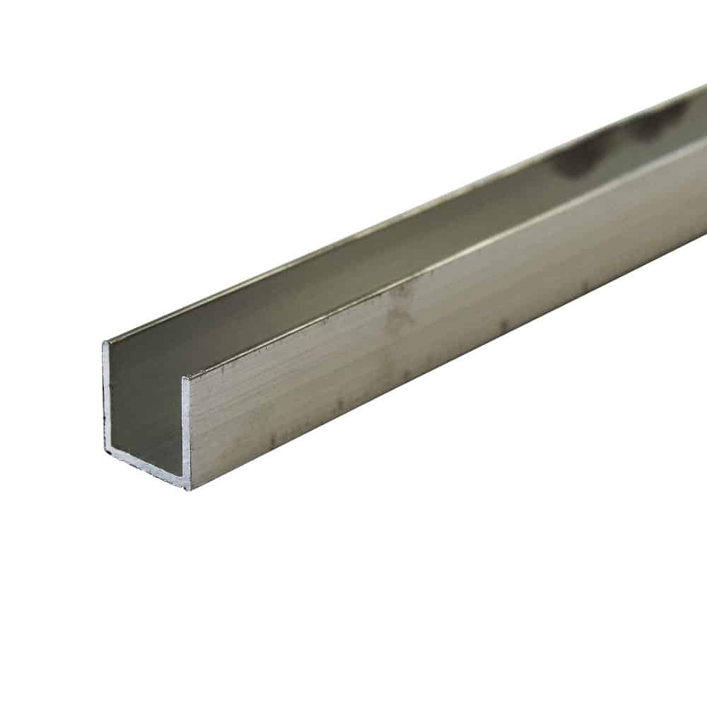 Aluminium 3-4 Inch x 3-4 Inch x 1-16 Thick U Channel Image